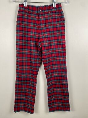 Gymboree Boys Family Celebrations Plaid Pants size 6